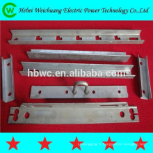 Hebei Weichuang fabricant de haute qualité électrique cross arm / fer pour le matériel de ligne de poteau d’angle